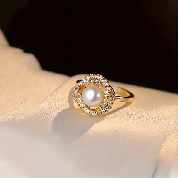 Pearl Stone Ring