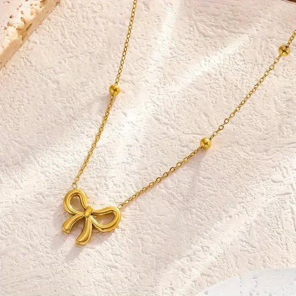 Bow Necklace