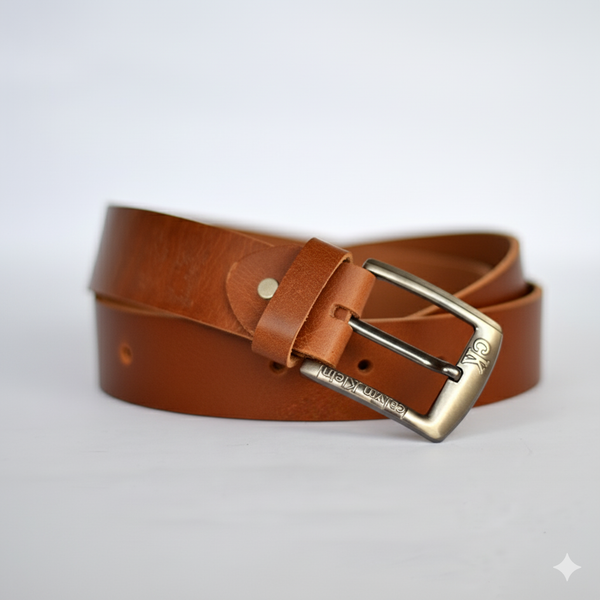 CRS MUSTARD PREMIUM LEATHER BELT