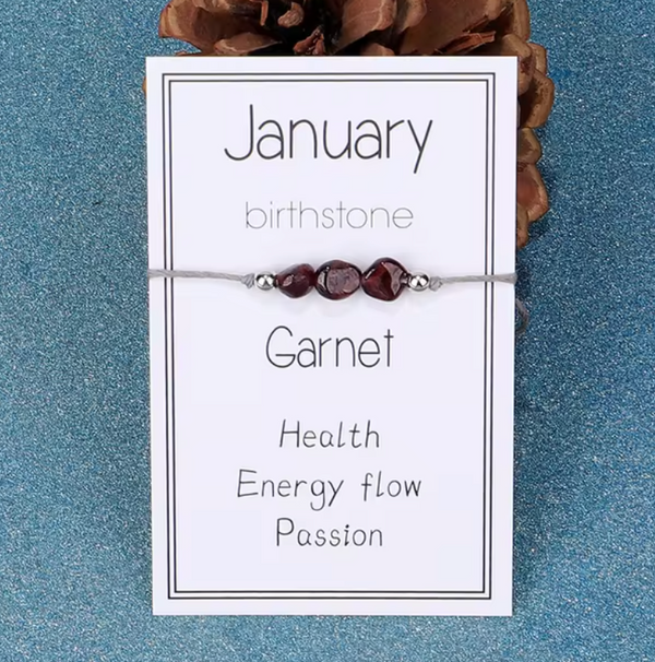 January Birthstone Bracelet