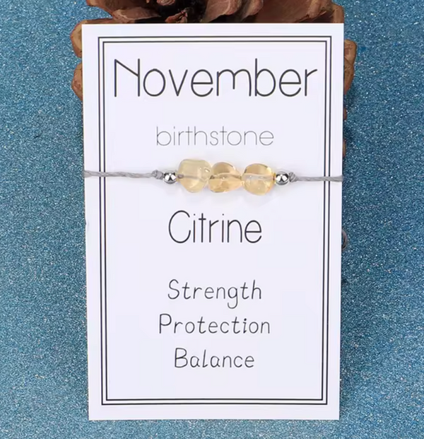 November Birthstone Bracelet