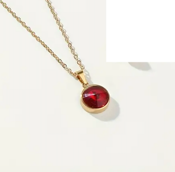 Red Stone Necklace