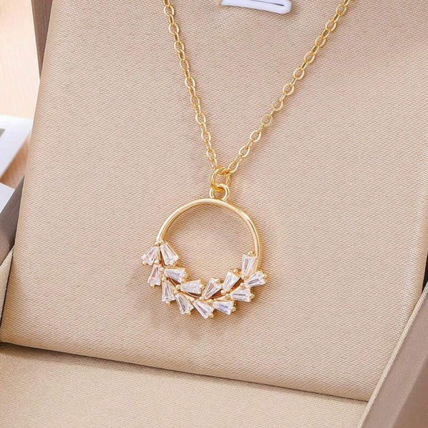 Half Flower Necklace