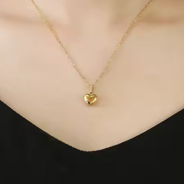 Mini Solid Heart Necklace