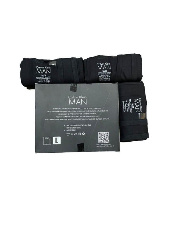 ACRS C-K BLACK VEST (PACK OF 3)