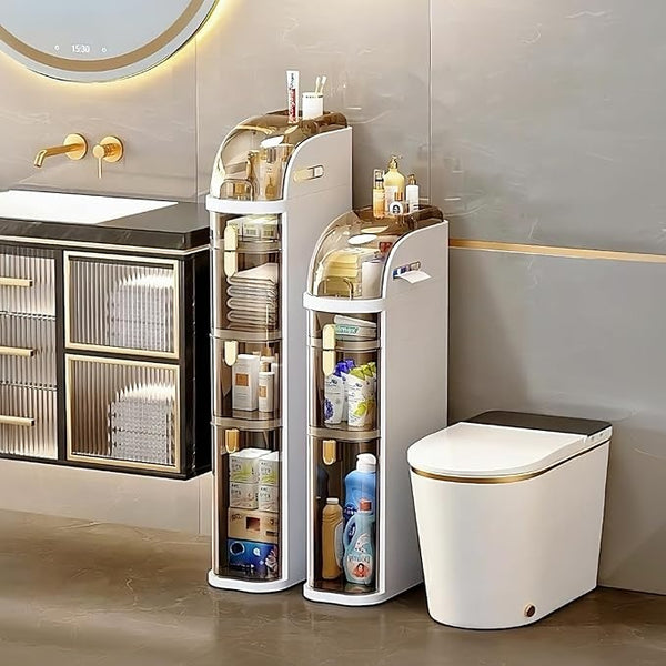 Acrylic 4-Tier Multi-Functional Storage Cabinet