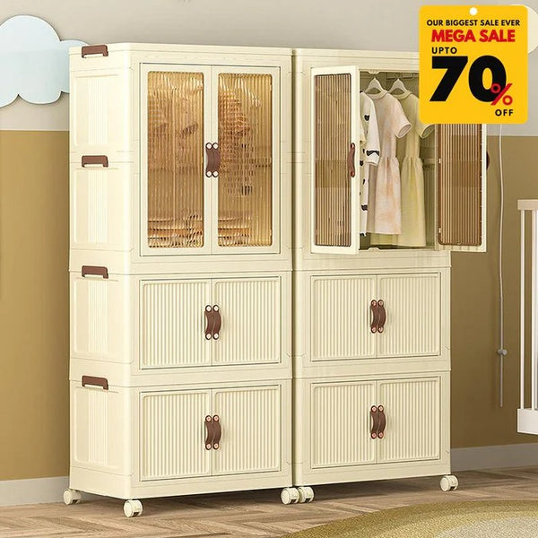 Acrylic Wardrobe Cabinet With Storage Box